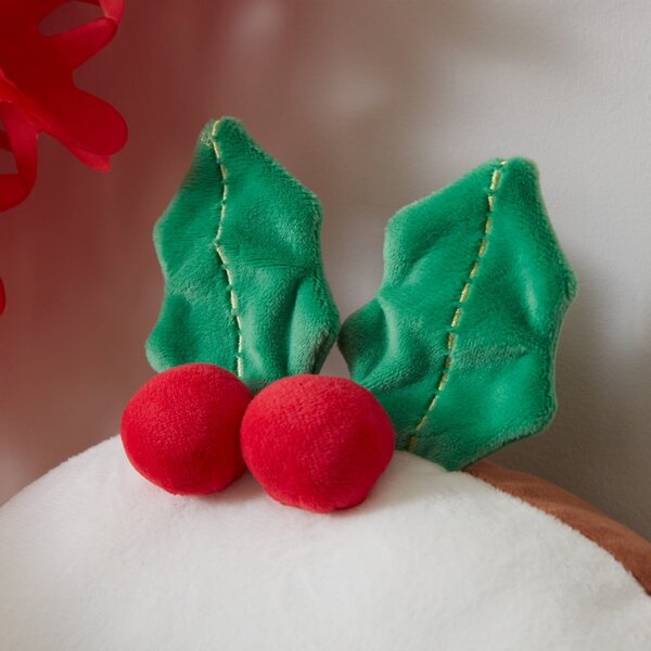 Cuscino decorativo in plush a tema natalizio 35x35 cm Christmas Pudding – Catherine Lansfield