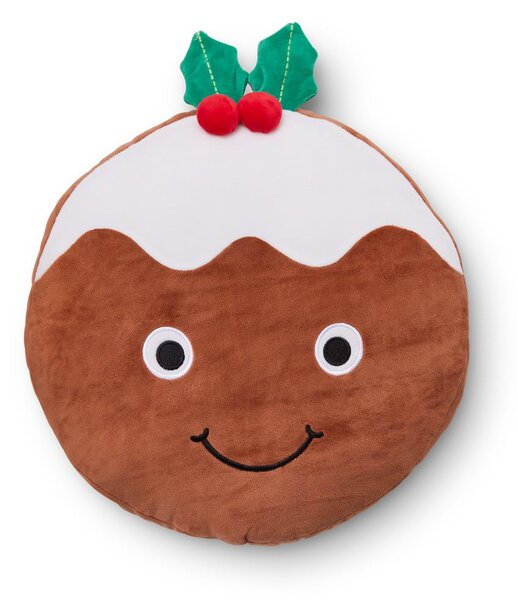 Cuscino decorativo in plush a tema natalizio 35x35 cm Christmas Pudding – Catherine Lansfield