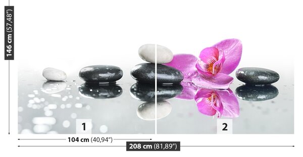 Carta da parati Pietre spa 104x70 cm