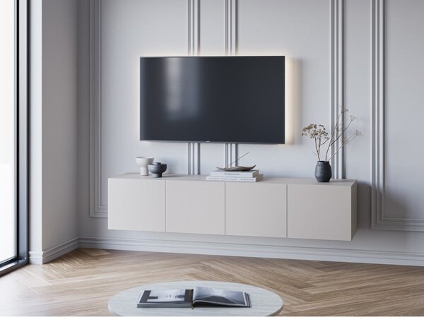 Mobile TV color crema 180x38x35 cm Daroca – Marckeric