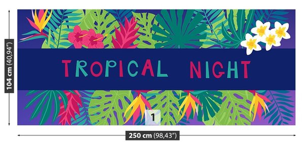 Carta da parati Notte tropicale 104x70 cm