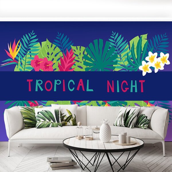 Carta da parati Notte tropicale 104x70 cm