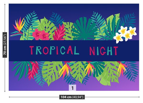 Carta da parati Notte tropicale 104x70 cm