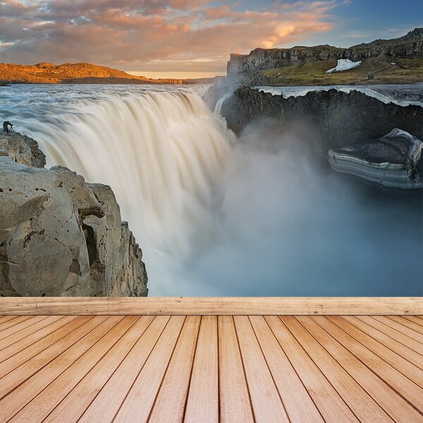Carta da parati Cascata di dettifoss 104x70 cm