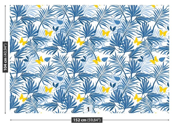 Carta da parati Foglie di palma 104x70 cm