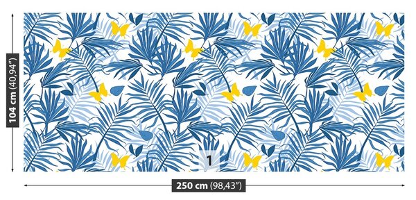 Carta da parati Foglie di palma 104x70 cm