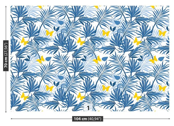 Carta da parati Foglie di palma 104x70 cm