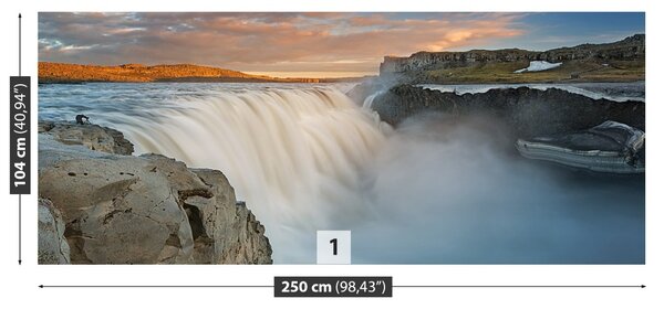 Carta da parati Cascata di dettifoss 104x70 cm