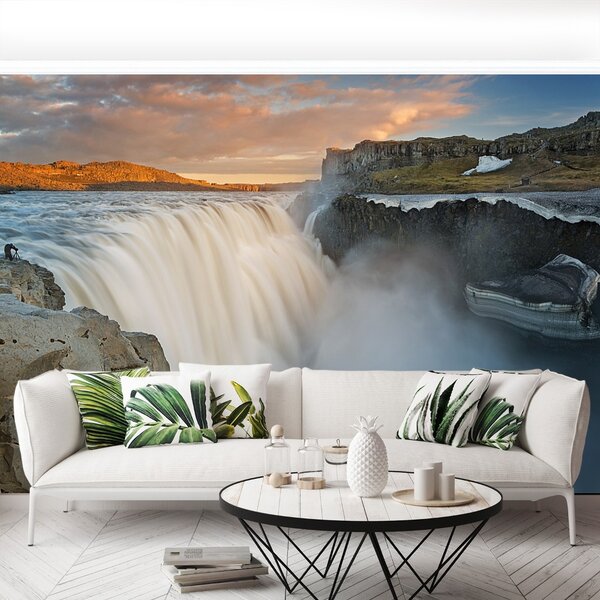 Carta da parati Cascata di dettifoss 104x70 cm