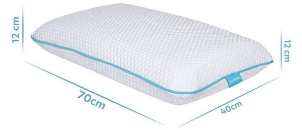 Cuscino anatomico con imbottitura in memory foam 40x70 cm – Mila Home