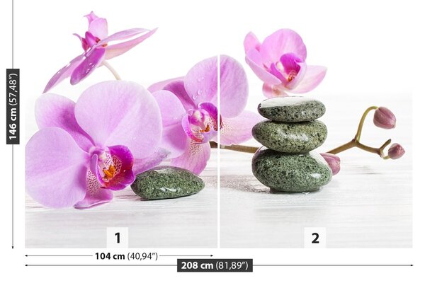 Carta da parati Orchid Spa 104x70 cm