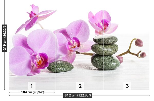 Carta da parati Orchid Spa 104x70 cm