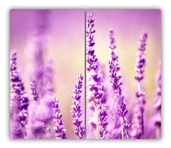 Tagliere in vetro Lavanda 60x52 cm