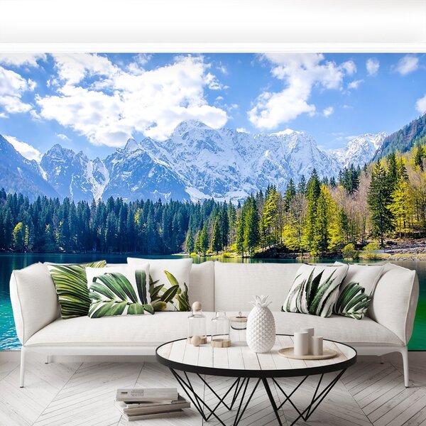 Carta da parati Lago di montagna 104x70 cm