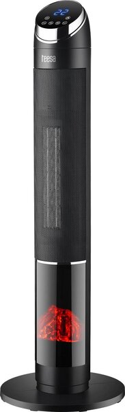 Ventilatore termico con imitazione di camino TEESA TSA9017, Vetroceramica