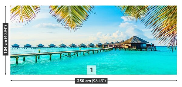 Carta da parati Maldive tropicali 104x70 cm