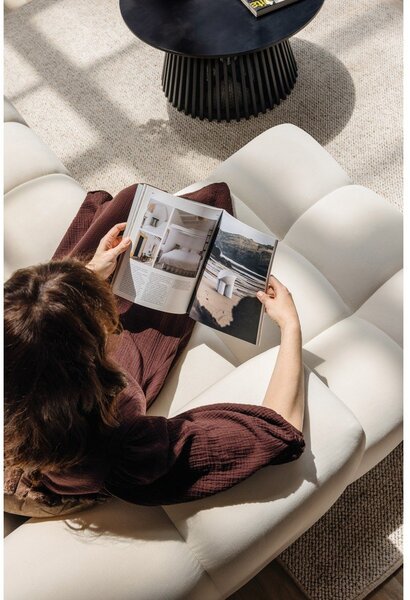 Divano angolare verde (con penisola a destra e chaise lounge) con rivestimento in velluto Cube – Bonami Selection