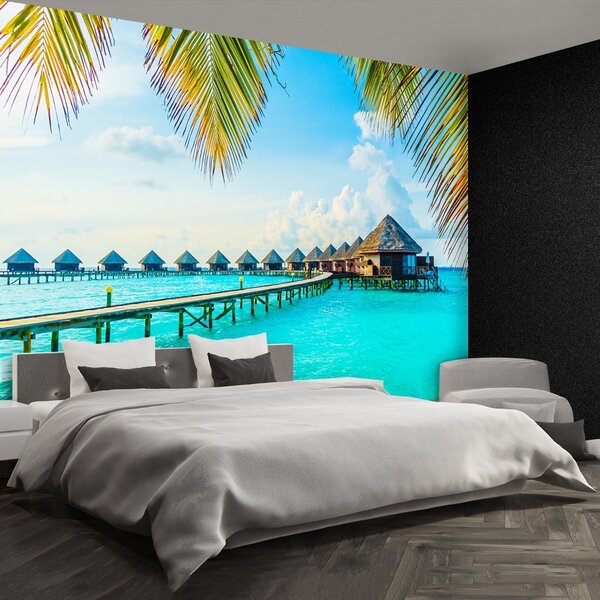 Carta da parati Maldive tropicali 104x70 cm