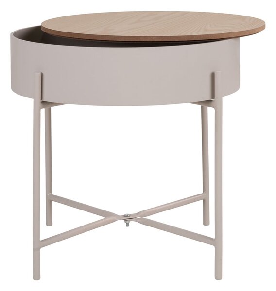 Tavolino rotondo in metallo ø 40 cm Sisco – House Nordic