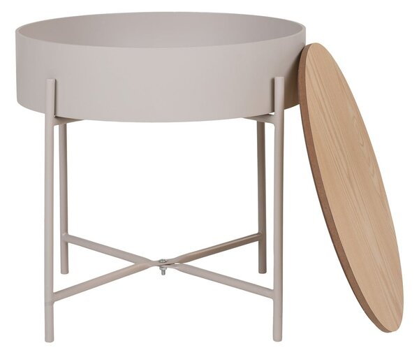 Tavolino rotondo in metallo ø 40 cm Sisco – House Nordic