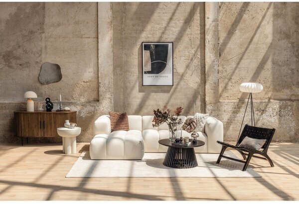 Divano angolare verde (con penisola a destra e chaise lounge) con rivestimento in velluto Cube – Bonami Selection