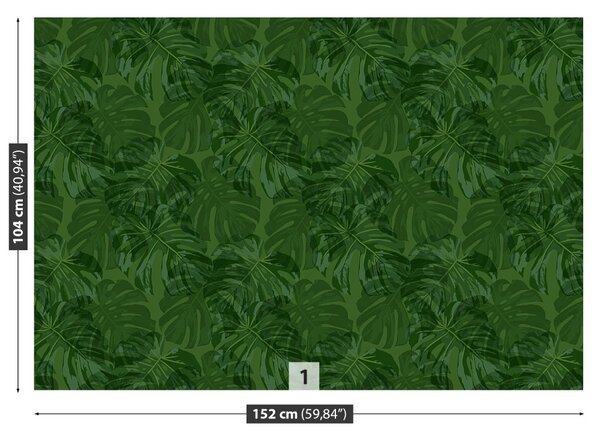 Carta da parati Piante tropicali 104x70 cm