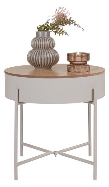 Tavolino rotondo in metallo ø 40 cm Sisco – House Nordic