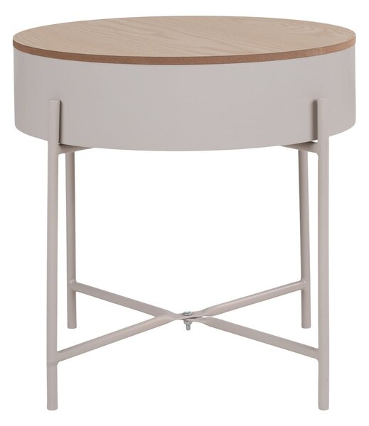 Tavolino rotondo in metallo ø 40 cm Sisco – House Nordic