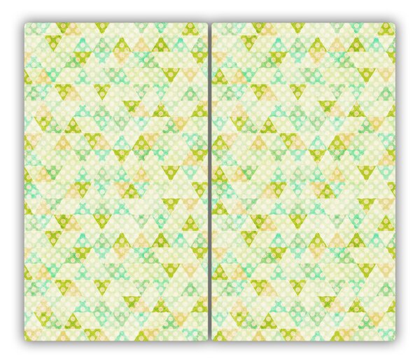 Tagliere in vetro Sfondo geometrico 60x52 cm