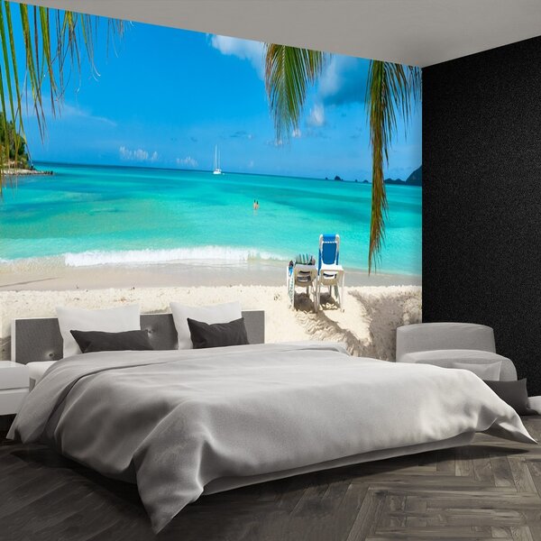 Carta da parati Spiaggia tropicale 104x70 cm