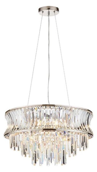 Endon 104530 - Lampadario con catena 9xE14/6W/230V, cromo lucido