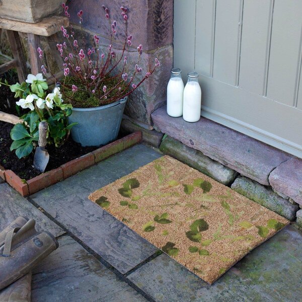 Zerbino in fibre di cocco 40x60 cm Watercolour Leaves – Artsy Doormats