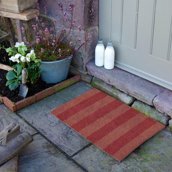 Zerbino in fibre di cocco 40x60 cm Pink Stripe – Artsy Doormats