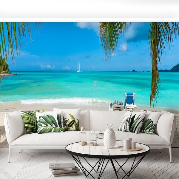 Carta da parati Spiaggia tropicale 104x70 cm