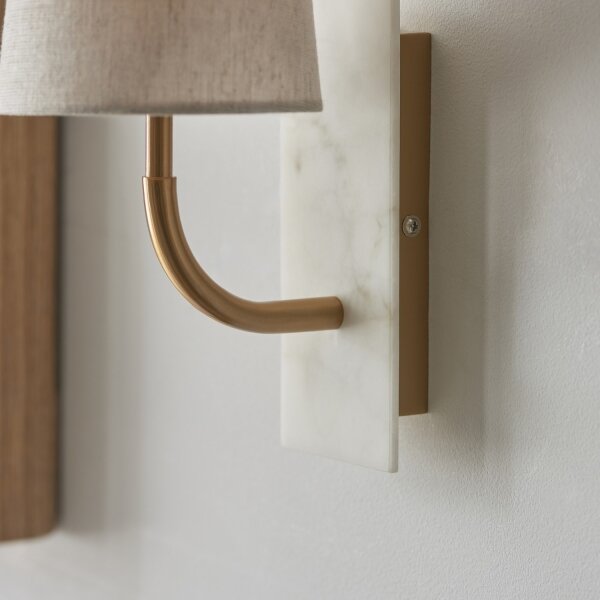 Endon 114202 - Lampada da parete 1xE14/7W/230V beige/oro