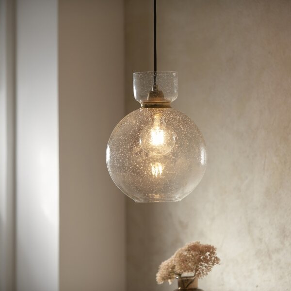 Endon 107948 - Sospensione a cavo 1xE27/10W/230V oro/grigio fumé