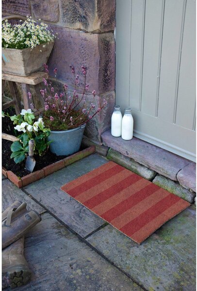 Zerbino in fibre di cocco 40x60 cm Pink Stripe – Artsy Doormats