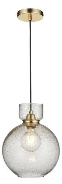Endon 107948 - Sospensione a cavo 1xE27/10W/230V oro/grigio fumé
