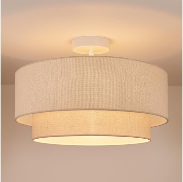 Brilagi - Plafoniera LED BOHO ECO 1xE27/10W/230V diam. 40 cm crema