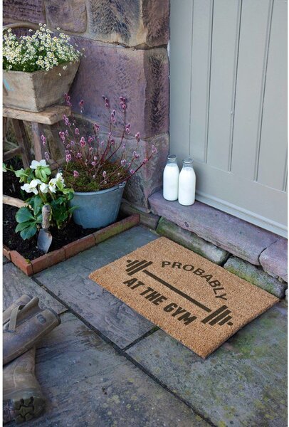 Zerbino in fibre di cocco 40x60 cm Probably At The Gym – Artsy Doormats