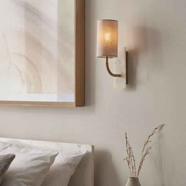 Endon 114203 - Applique da parete 1xE14/7W/230V beige/oro