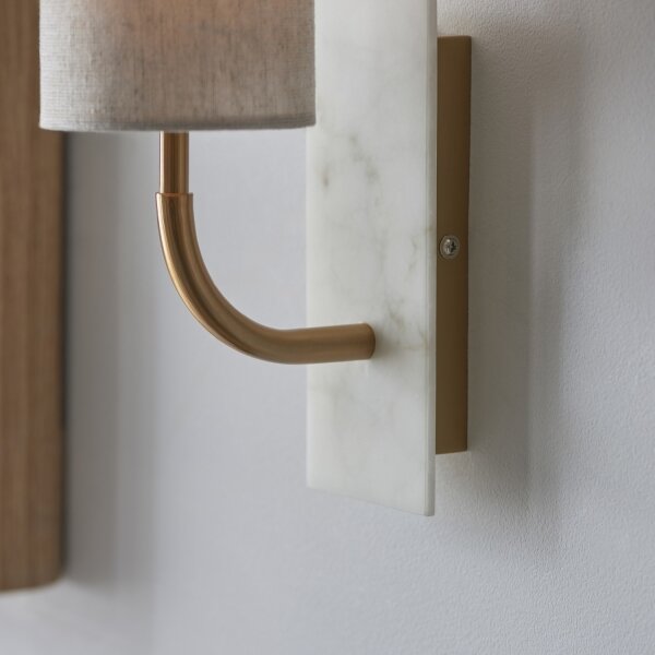 Endon 114203 - Applique da parete 1xE14/7W/230V beige/oro