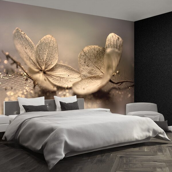 Carta da parati Beige Hydrancea 104x70 cm