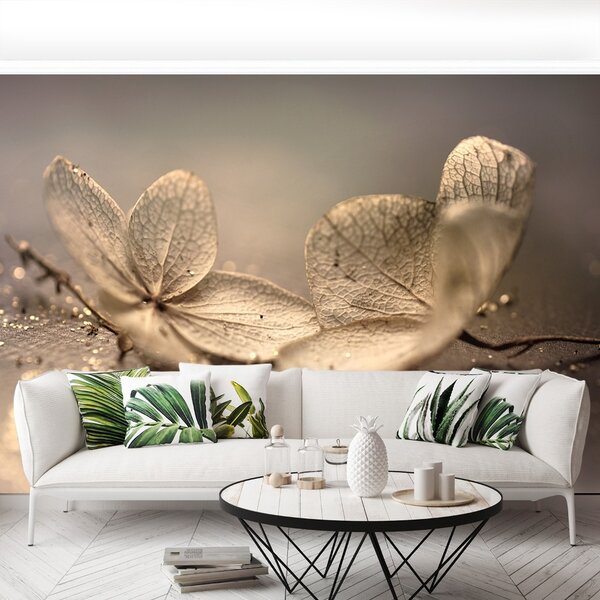 Carta da parati Beige Hydrancea 104x70 cm