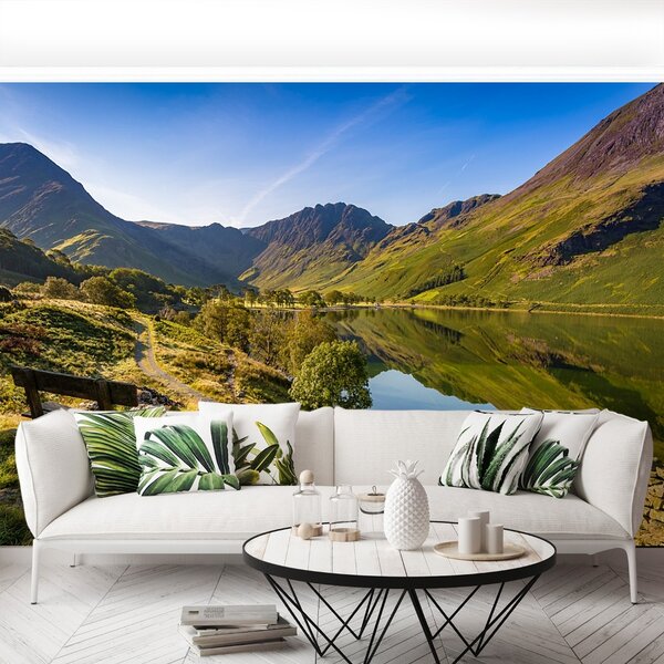 Carta da parati Montagne del lago 104x70 cm