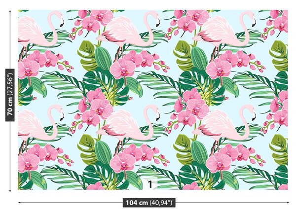 Carta da parati Fiore di orchidea 104x70 cm