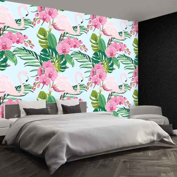 Carta da parati Fiore di orchidea 104x70 cm