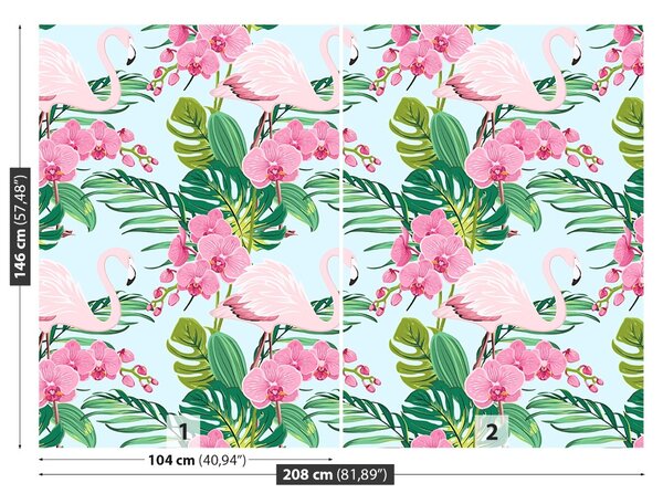 Carta da parati Fiore di orchidea 104x70 cm