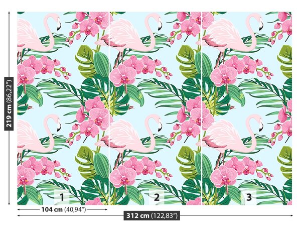 Carta da parati Fiore di orchidea 104x70 cm