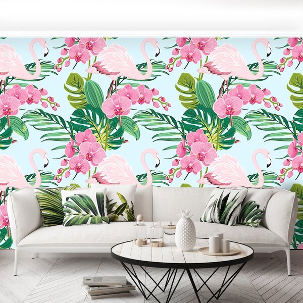 Carta da parati Fiore di orchidea 104x70 cm